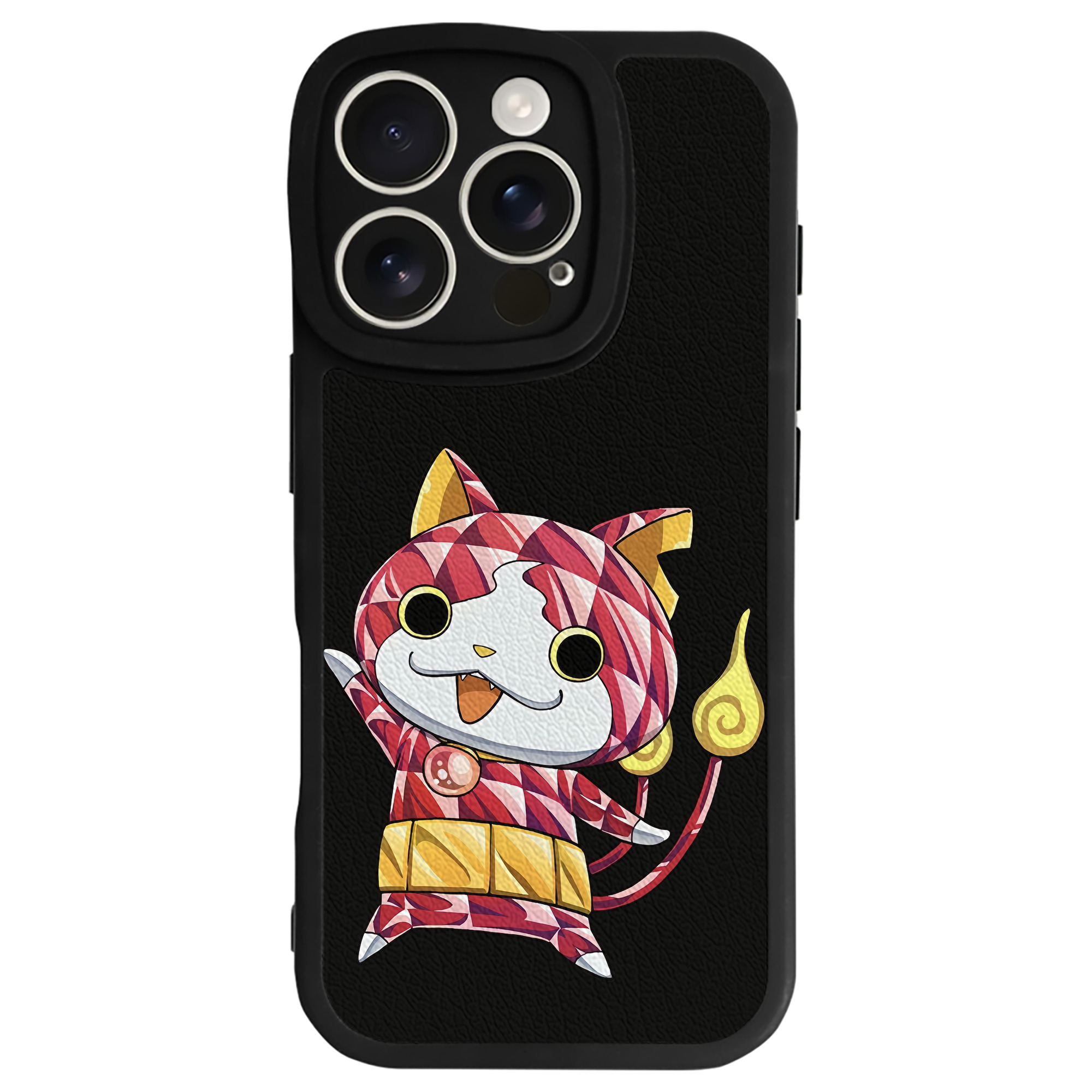 （画像用） 妖怪ウォッチ Yo-kai Watch 【iPhone 16シリーズ対応】シリコンスマホケース（レザー調） 材質：シリコン